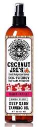 COCONUT JOE'S ECO-FRIENDLY SUN CARE-HAWAIIAN LEI-TANNING OIL-8 OZ.