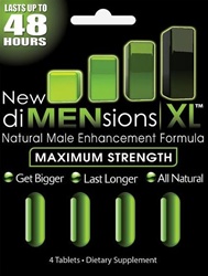 New diMENsions XL-4 Tablet Blister Pack